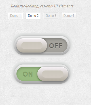基于jQuery&CSS3开关按钮特效