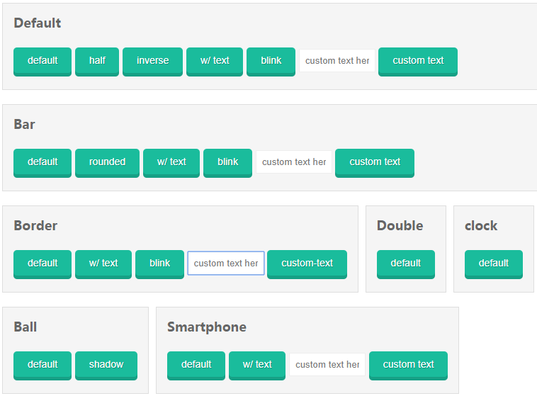 css3实现loader加载指示器特效