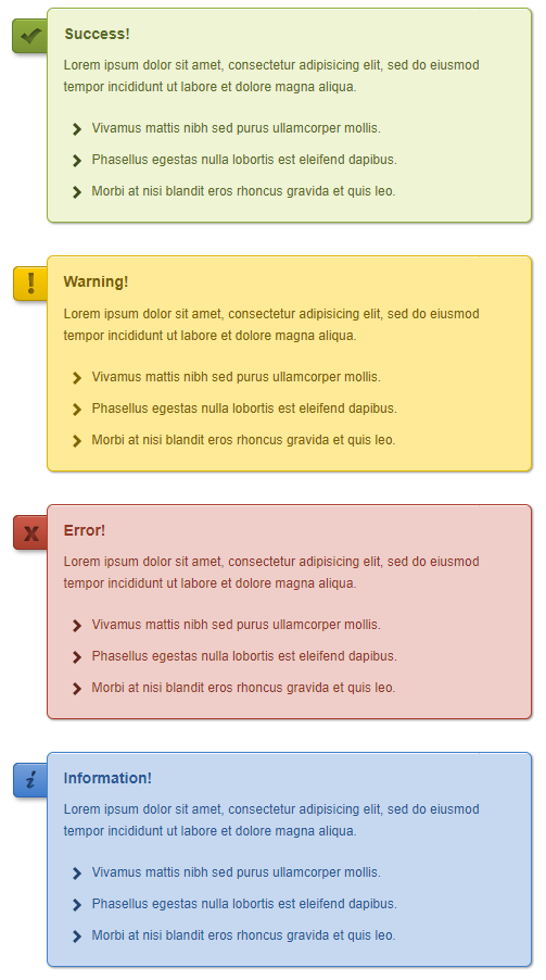 NoticeUI CSS3提示样式