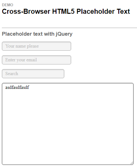 jQuery-HTML5-CSS3实现的文本框代码