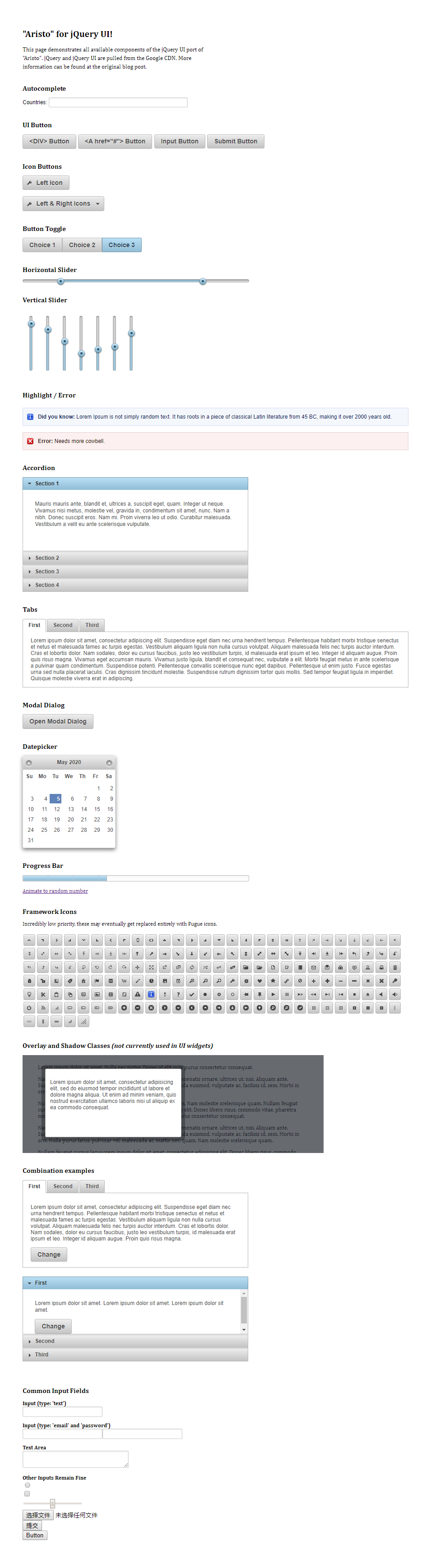 jquery ui金属主题插件js特效代码