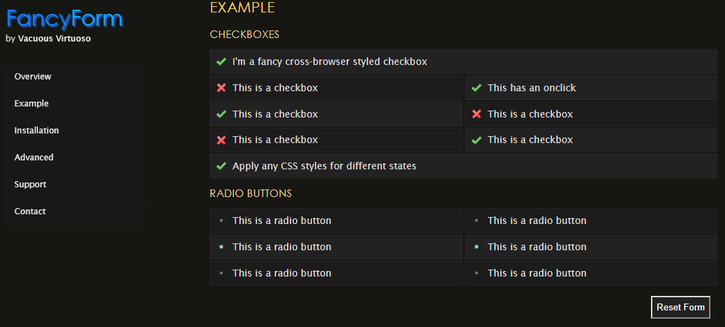 mootools实现checkbox和radiobox效果js代码