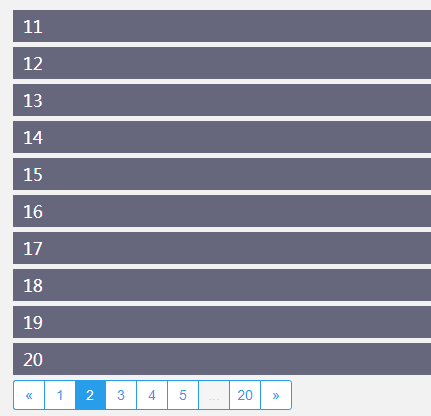 jQuery分页插件Pagination js代码