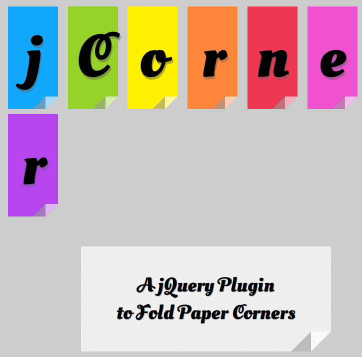 jquery实现折角插件jCorner js代码