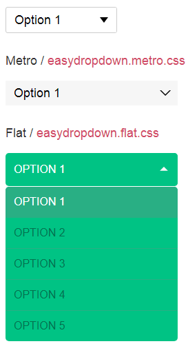 jQuery select下拉菜单js特效代码