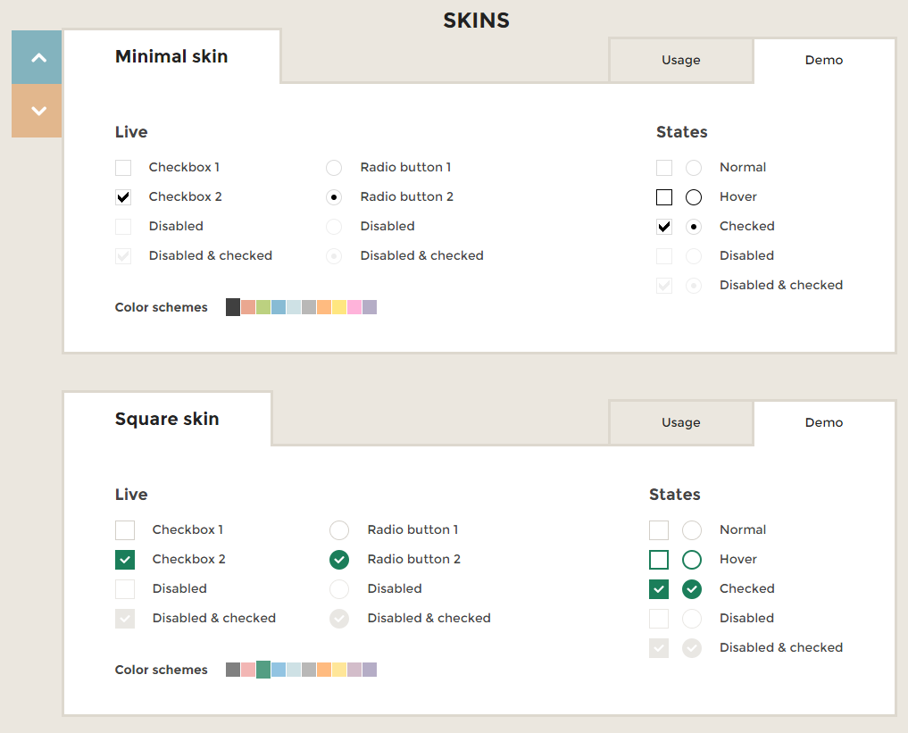 界面美化Javascript类库js代码