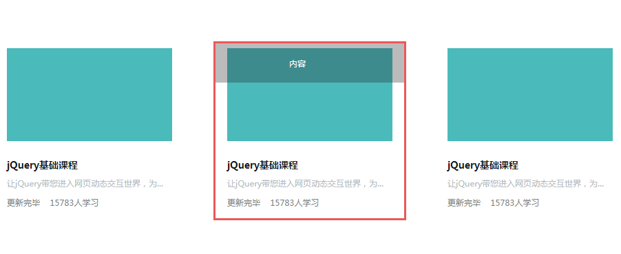 jQuery鼠标经过显示动画边框特效代码