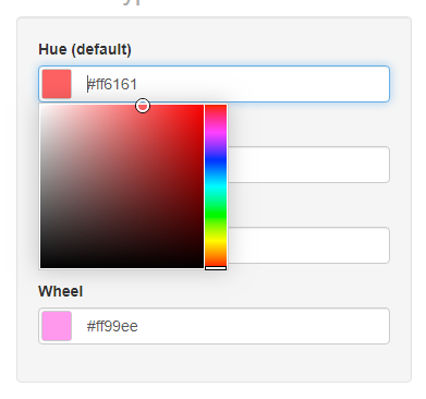 jQuery MiniColors颜色选择器js代码